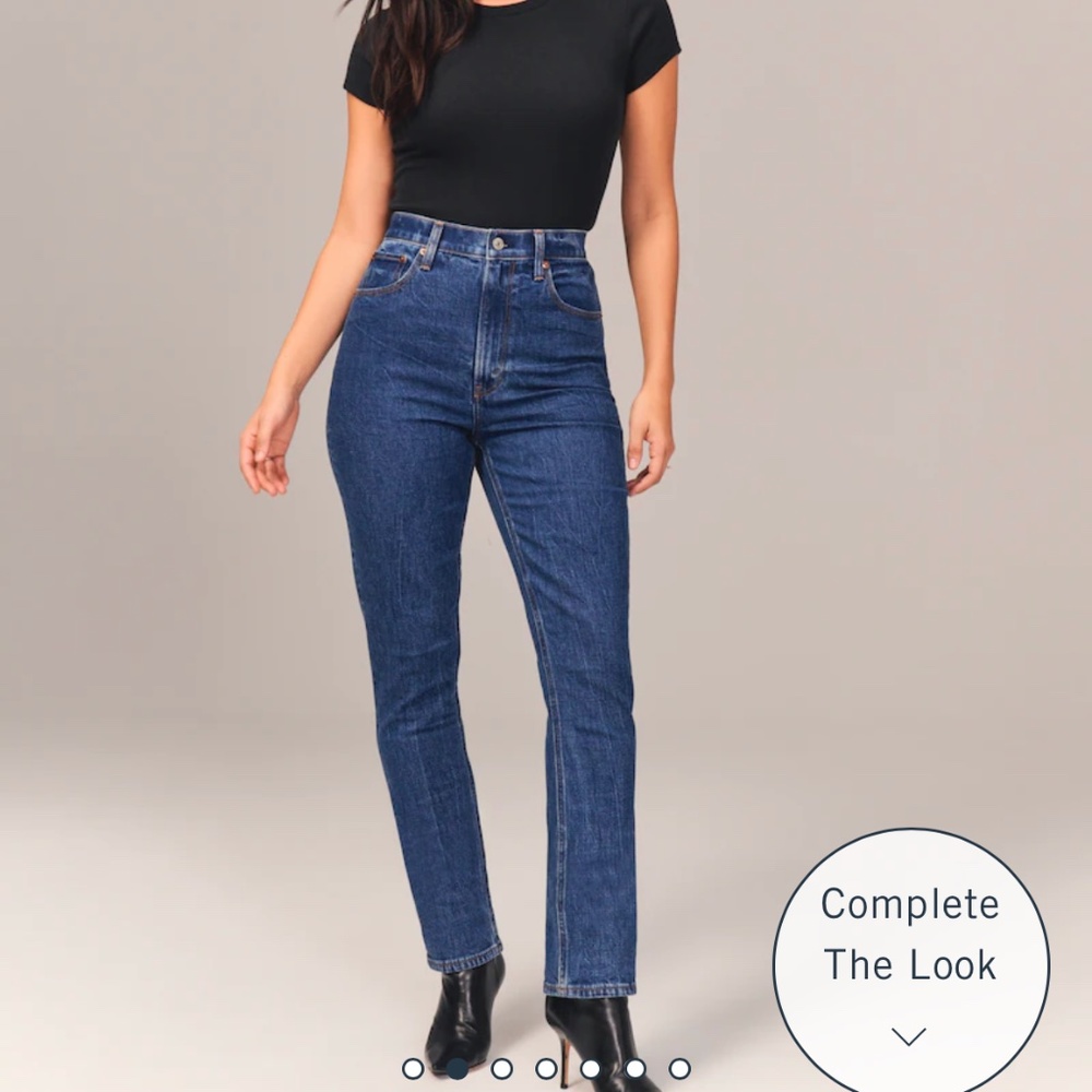 Abercrombie and Fitch 90s slim straight ultra high rise